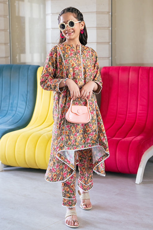 K-ALPRTW-048 AllOver Printed Shirt And The Pair Trouser