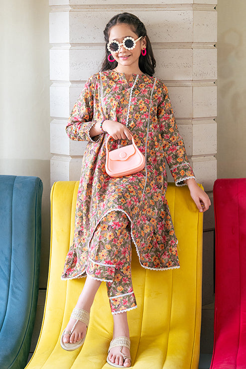 K-ALPRTW-048 AllOver Printed Shirt And The Pair Trouser