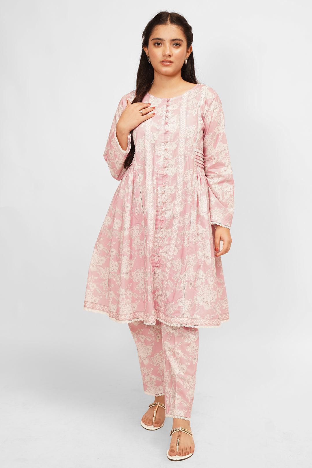 ALPRTW-017 2Piece Suit in Oyster Pink