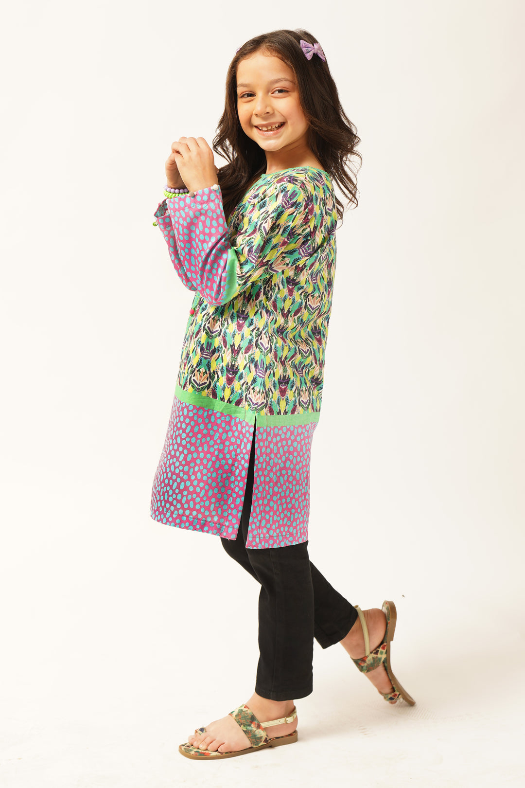 WRTW-002 01 PCS Digital Printed Kurti