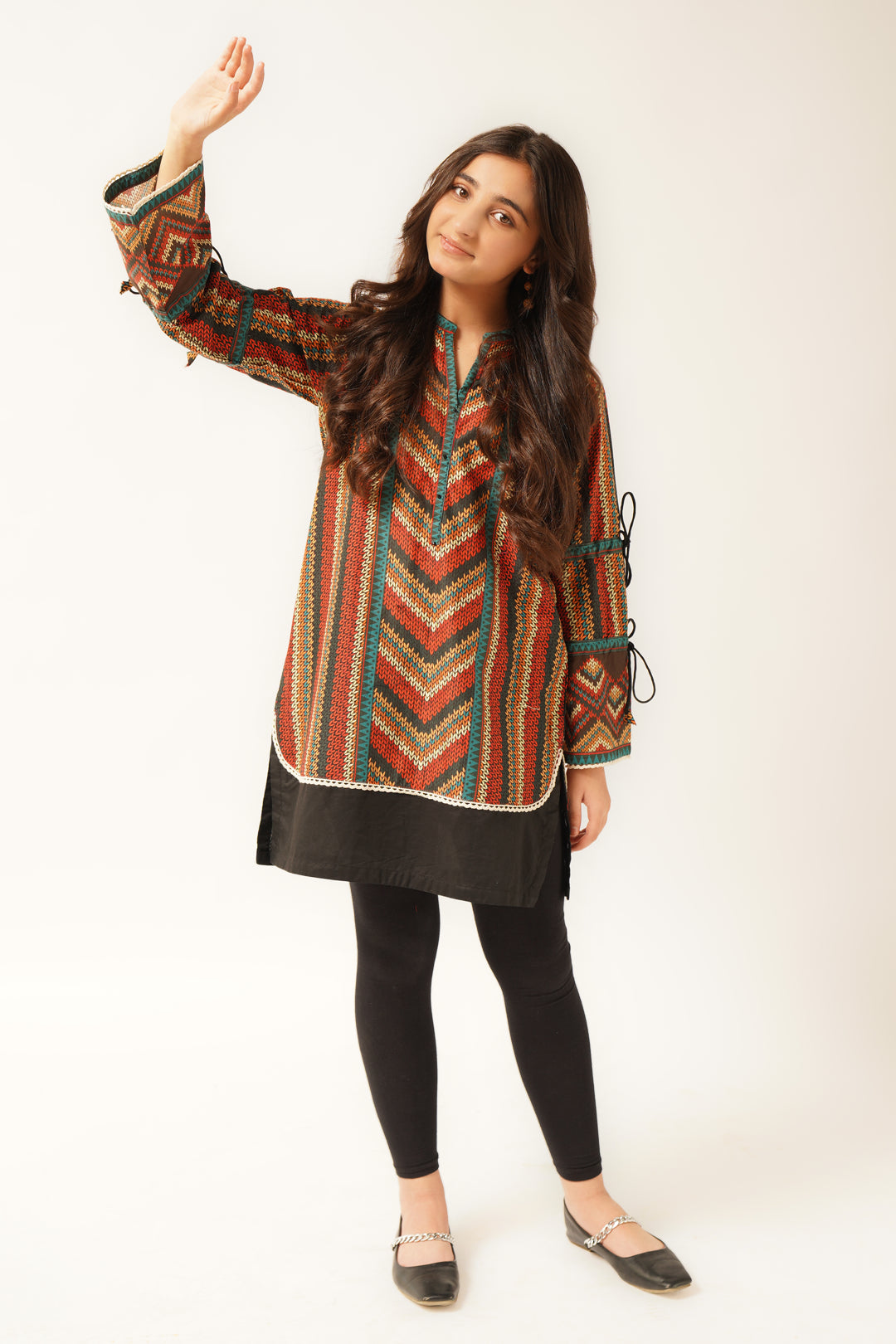 WRTW-003 01 PCS Digital Printed Kurti