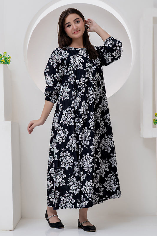 Maxi-018, Long Maxi, One Piece Maxi Digital Print