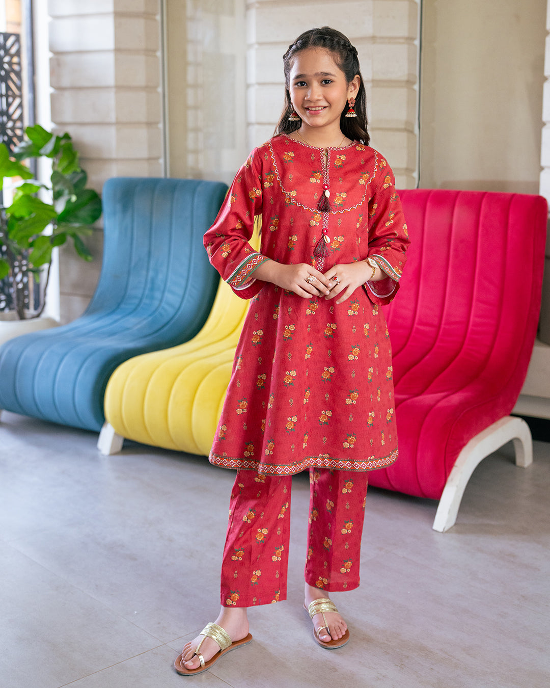 K-ALPRTW-025,   ALL OVER PRINTED SHIRT AND PLAZZO