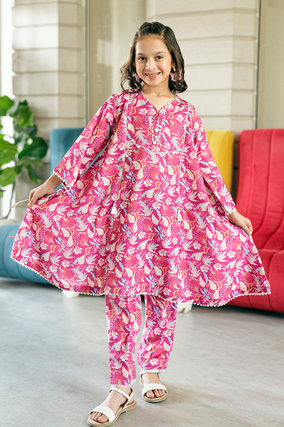 K-ALPRTW-045 POLI LAWN CO-ORD SET