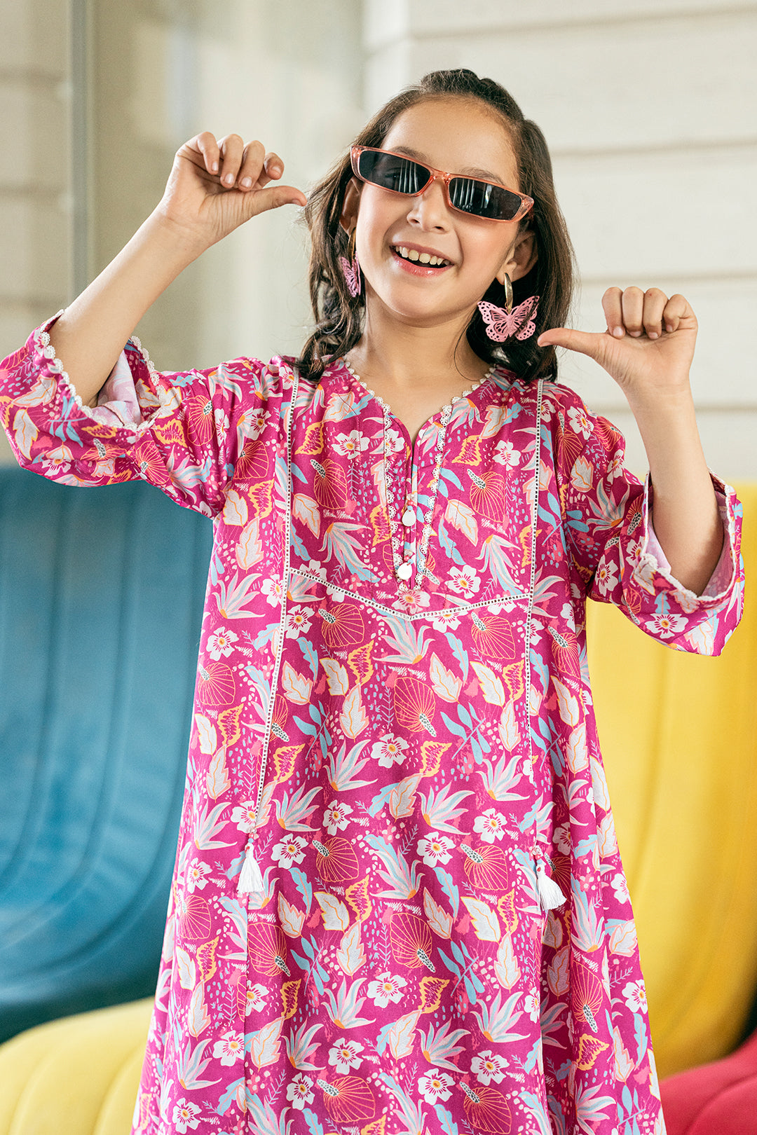 K-ALPRTW-045 POLI LAWN CO-ORD SET