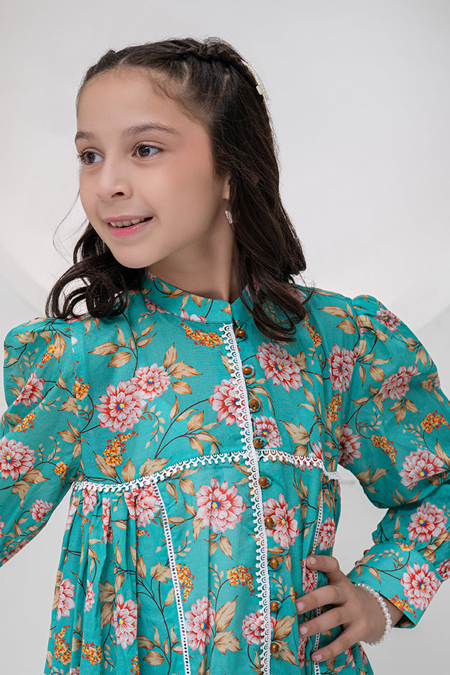 K.ALP.RTW 052, Frock, 2 PCS  DIGITAL PRINT