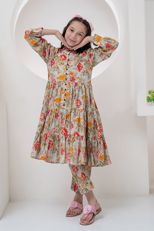 K.ALP.RTW 056, Co-ords Frock, 2 PCS DIGITAL PRINT