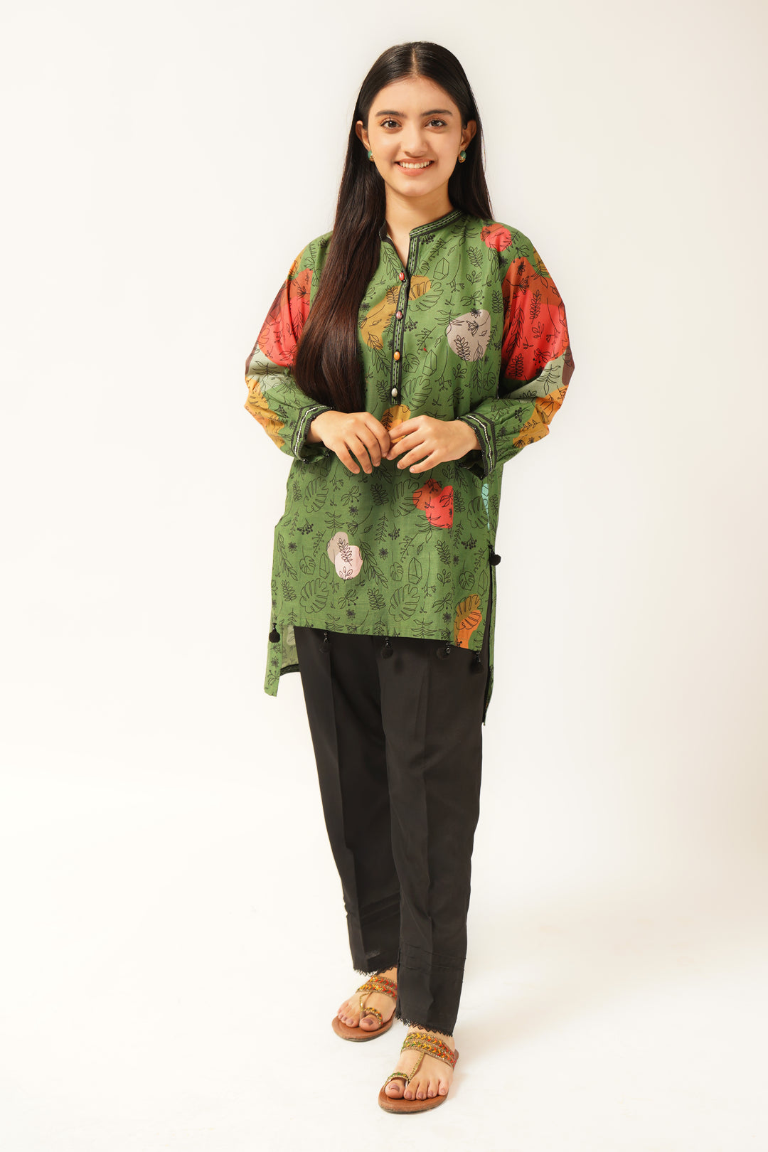 01 PCS Digital Printed Kurti SKU: WRTW-001