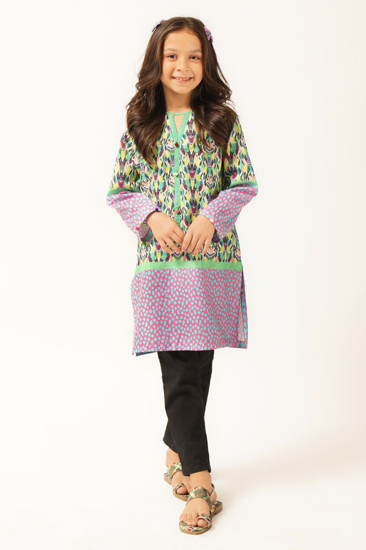 01 PCS Digital Printed Kurti SKU: WRTW-002