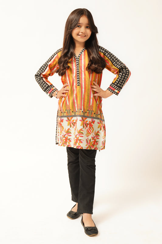 01 PCS Digital Printed Kurti SKU: WRTW-004