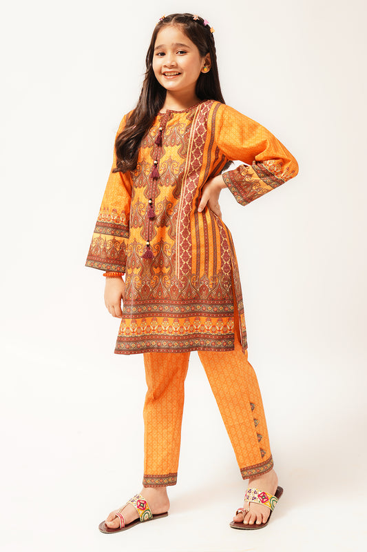 2pcs Suit in Ocher Gold SKU: WRTW-080