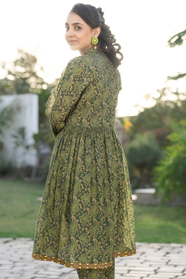 T-ALPRTW-032 AllOver Printed Shirt And The Pair Trouser