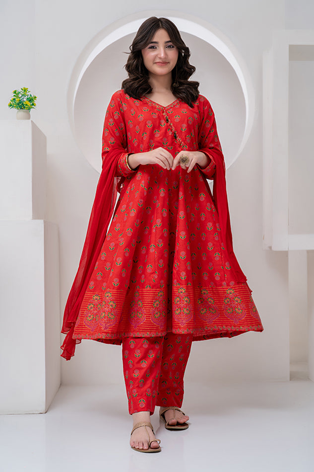 JK-PRT-011, ANGRAKHA MAXI CUT, 3 PCS TABLE PRINT