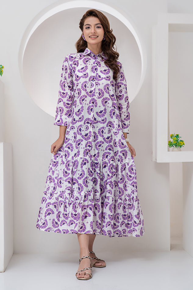 1 Piece Cotton Lawn Maxi-001