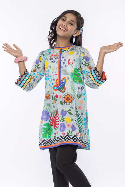 01 PCS Digital Printed Lawn Kurti SKU: MAC-030