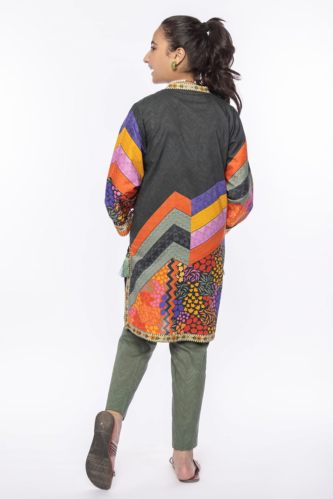 2Pcs Printed Lawn Suit LT-Purple SKU: MAC-024