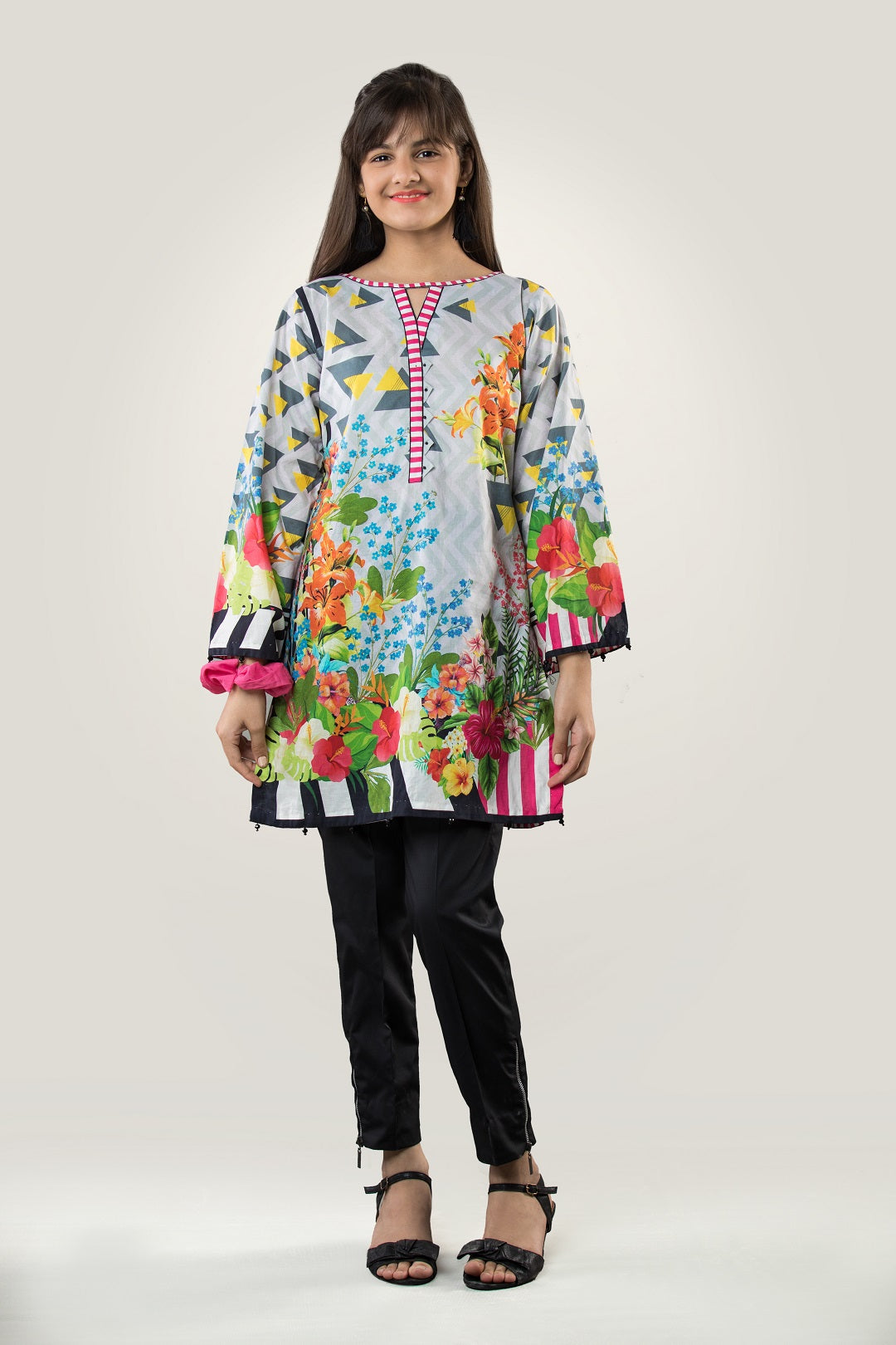 PRK-002 Digital Printed Lawn Kurti