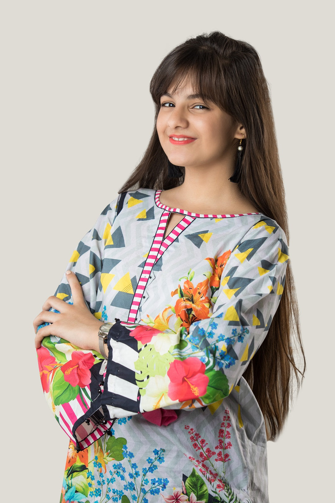 PRK-002 Digital Printed Lawn Kurti