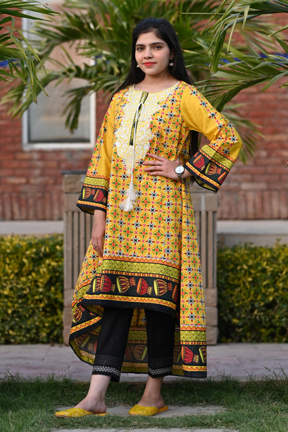 PRINTED FROCK SKU: PFRK-007